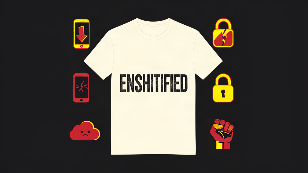 Enshirtified merch hero banner
